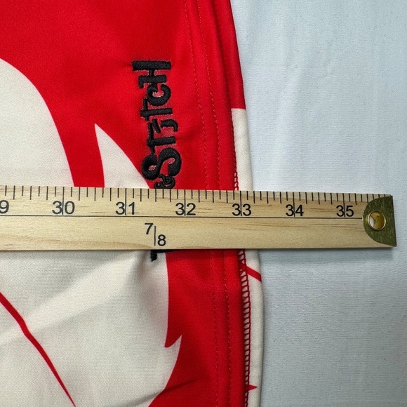 Disney Lilo Hawaiian Dress Costume Womens Size Red White Palm Spirit Halloween - Picture 8 of 9